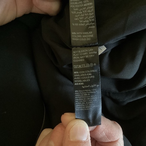 White House Black Market Women’s Gray Tweed Black Lapel One Button Blazer.  Sz 8 - Picture 7 of 8